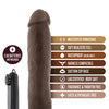 Blush Dr. Skin Dr. Throb 9.5" Cock with Suction Cup
