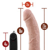 Blush Dr. Skin Dr. Joe 8" Cock w/Suction Cup - Vanilla