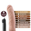 Blush Dr. Skin Dr. Joe 8" Cock w/Suction Cup - Vanilla