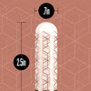 Blush The Collection Glitzy Geo Rechargeable Bullet - Rose Gold