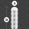 Blush The Collection Glitzy Geo Rechargeable Bullet - Silver