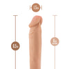 Blush Dr. Skin Plus 6" Posable Dildo - Vanilla