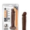 Blush Dr. Skin Plus 6" Posable Dildo - Chocolate