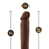 Blush Dr. Skin Plus 6" Posable Dildo - Chocolate