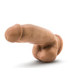 Blush Dr. Skin Silicone Dr. Samuel 7" Dildo w/Balls - Mocha