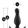 Blush Anal Adventures Curve Plug - Black