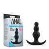 Blush Anal Adventures Beaded Plug - Black