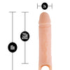 Blush Performance Plus 10" Silicone Cock Sheath Penis Extender - Flesh
