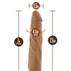 Blush Dr. Skin Realistic Cock Basic 7.5" - Mocha