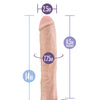 Blush Au Naturel Daddy 14" Sensa Feel Dual Density Dildo - Vanilla