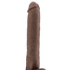 Blush Au Naturel Daddy 14" Sensa Feel Dual Density Dong w/Suction Cup - Chocolate