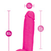 Blush Au Naturel Bold Huge 10.5" Dildo - Pink