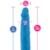 Blush Neo Dual Density 7.5" Cock - Neon Blue