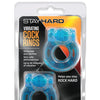 Blush Stay Hard Vibrating Cock Ring 2 Pack - Blue