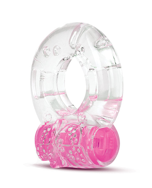 Blush Play with Me Arouser Vibrating C Ring - Pink