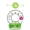 Blush Play with Me Arouser Vibrating C Ring - Green
