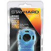 Blush Stay Hard Vibrating Reusable 5 Function Cock Ring - Blue