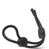 Blush Stay Hard Silicone Double Loop Cock Ring - Black