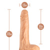 Blush Dr. Skin Silicone Dr. Grey 7" Thrusting Dildo - Vanilla