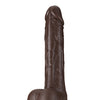 Blush Dr. Skin Silicone Dr. Murphy 8" Thrusting Dildo - Chocolate
