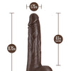 Blush Dr. Skin Silicone Dr. Murphy 8" Thrusting Dildo - Chocolate