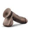 Blush Dr. Skin Glide 7" Self Lubricating Dildo - Chocolate