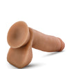 Blush Dr. Skin Glide 7" Self Lubricating Dildo - Mocha