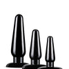 Blush Anal Adventures Basic Plug Kit - Black