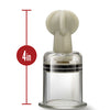 Blush Temptasia Clit & Nipple Large Twist Suckers - Clear Set of 2