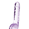 Blush Naturally Yours 8" Crystalline Dildo - Amethyst