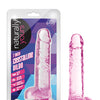 Blush Naturally Yours 7" Crystalline Dildo - Rose