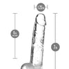 Blush Naturally Yours 7" Crystalline Dildo - Diamond