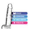 Blush Naturally Yours 7" Crystalline Dildo - Diamond