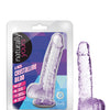 Blush Naturally Yours 6" Crystalline Dildo - Amethyst
