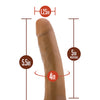 Blush Dr. Skin Silicone Dr. Lucas 5.5" Dildo - Mocha