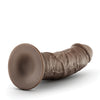 Blush Dr. Skin Glide 8" Self Lubricating Dildo - Chocolate