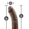 Blush Dr. Skin Glide 8" Self Lubricating Dildo - Chocolate