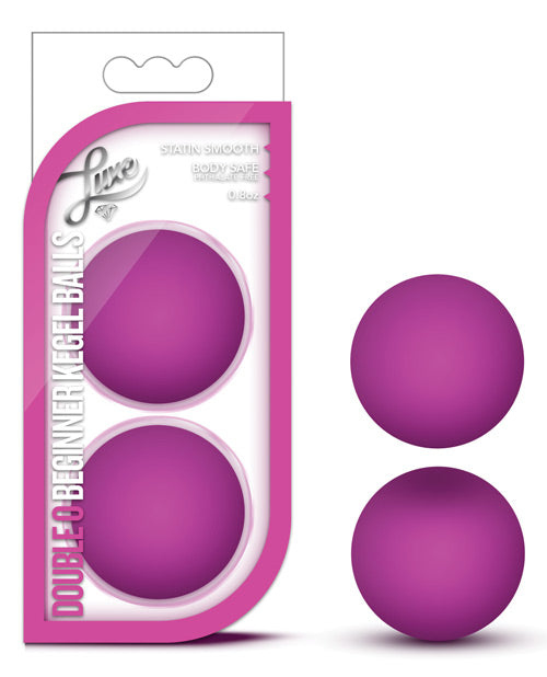 Blush Luxe Double O Beginner Kegel Balls - Pink