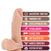 Blush X5 5" Cock w/Flexible Spine - Beige