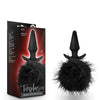 Blush Temptasia Tail Pom Plug - Black