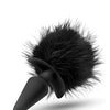 Blush Temptasia Tail Pom Plug - Black