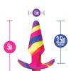 Blush Avant Free Spirit Silicone Vibrating Plug - Scarlet