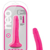 Blush Neo 5.5" Dual Density Cock - Neon Pink
