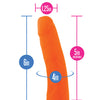 Blush Neo Dual Density 6" Cock - Neon Orange