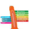 Blush Neo Dual Density 6" Cock - Neon Orange