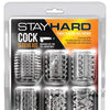 Blush Stay Hard Cock Sleeve Kit - Clear Box of 6