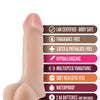 Blush X5 Plus 7" Vibrating Cock - Beige