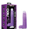 Blush Neo Elite Encore 8" Vibrating Dildo - Purple