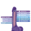 Blush Au Naturel Bold Thrill 8.5" Dildo - Purple