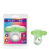 Blush Play with Me Teaser Vibrating C Ring - Green